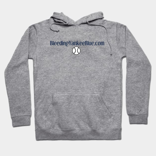 BYB Baseball Design Hoodie by Bleeding Yankee Blue